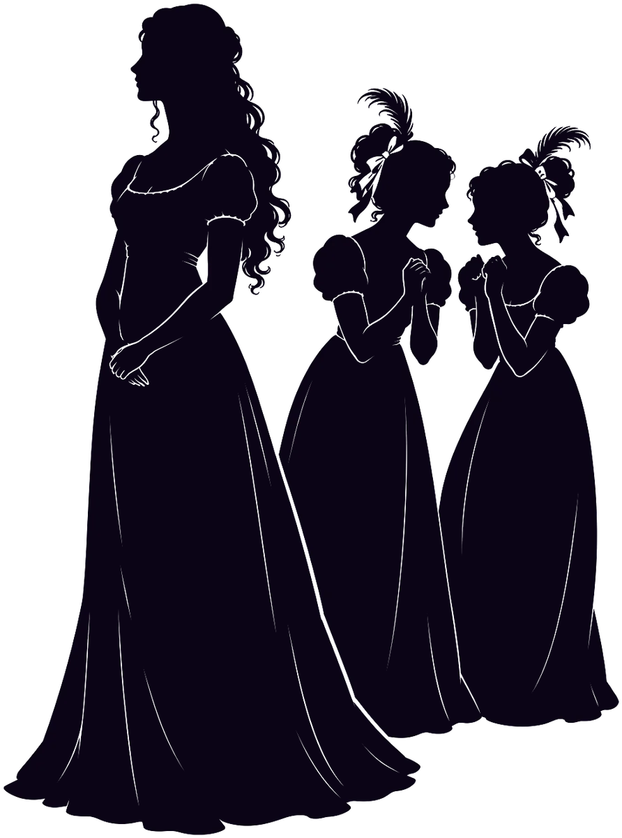 Matilda with her two young cousins